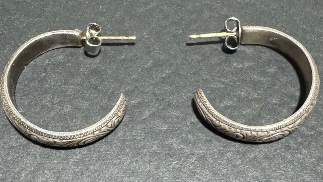 Antidote silver950 ENGRAVED HOOP ERRAING - メルカリ