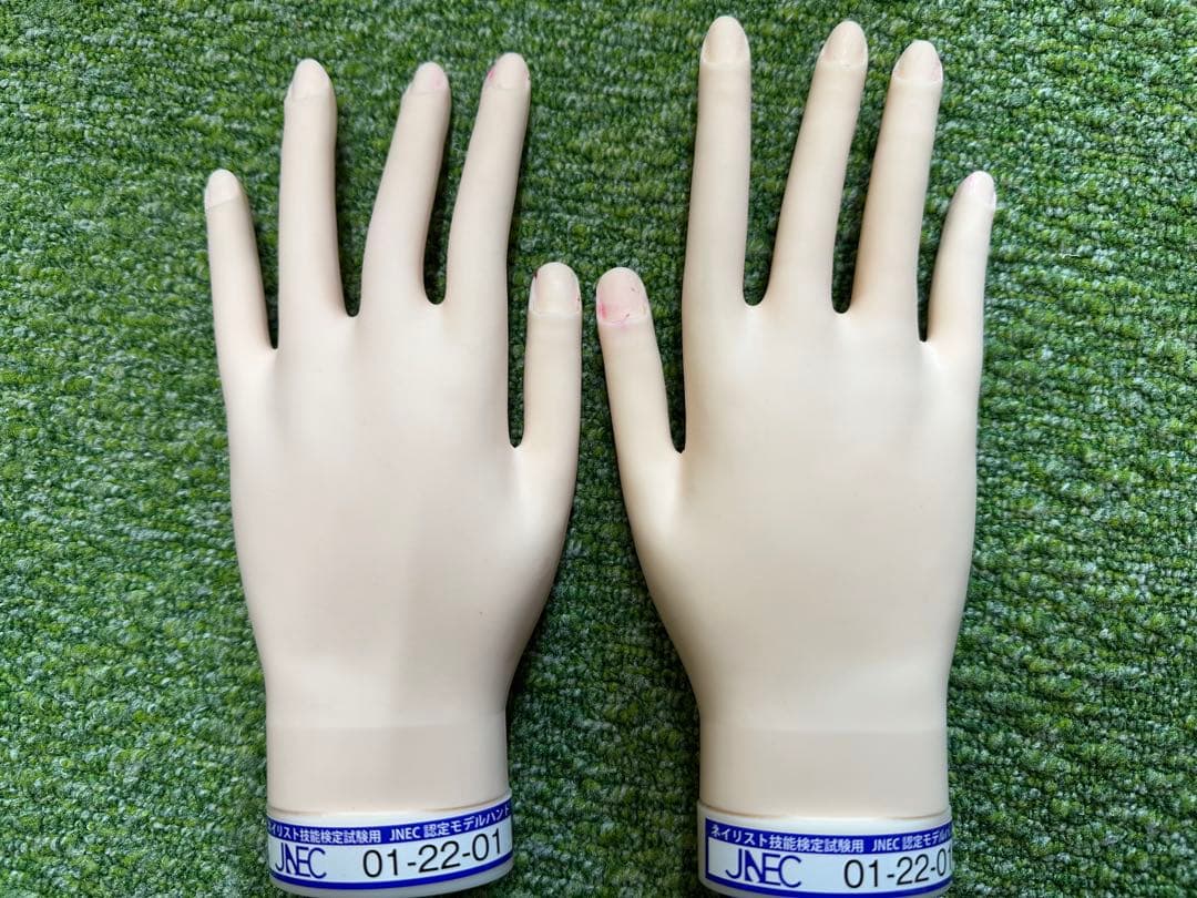 ネイリスト技能検定試験用 JNEC認定モデルハンド （骨折なし） - メルカリ