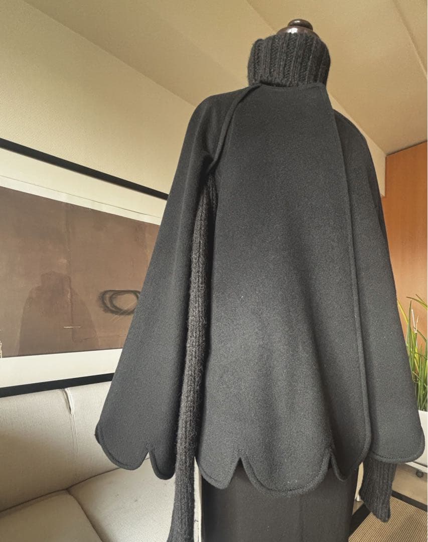 cygne☆シーニュ☆『Sophie』カシミア×ウールタイプ☆ポンチョ☆ケープ