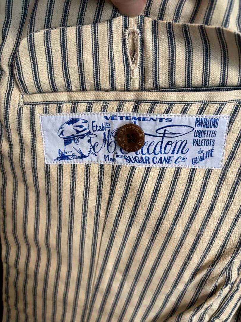 新着ファッション - シュガーケーン ミスターフリーダム 10oz コバート