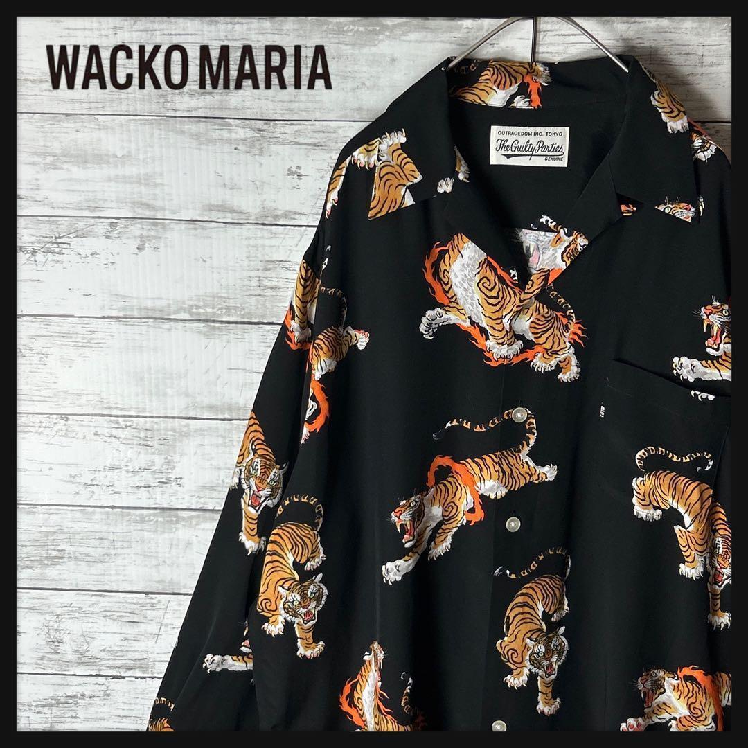 3601M【極美品】ワコマリア☆ティムリーハイ 虎/タイガー ハワイアン
