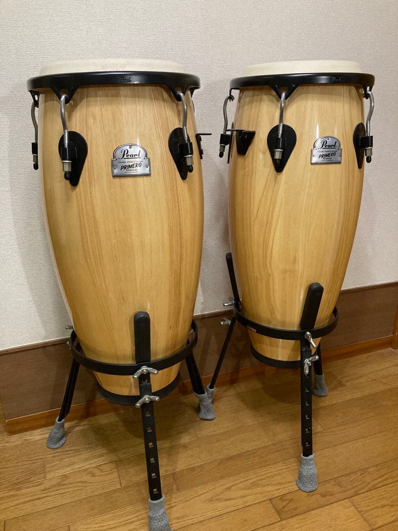 Z*U様 【美品】本格派パーカッション✨コンガ✨2本組 2026年最新】ラテンパーカッション コンガの人気アイテム - メルカリ