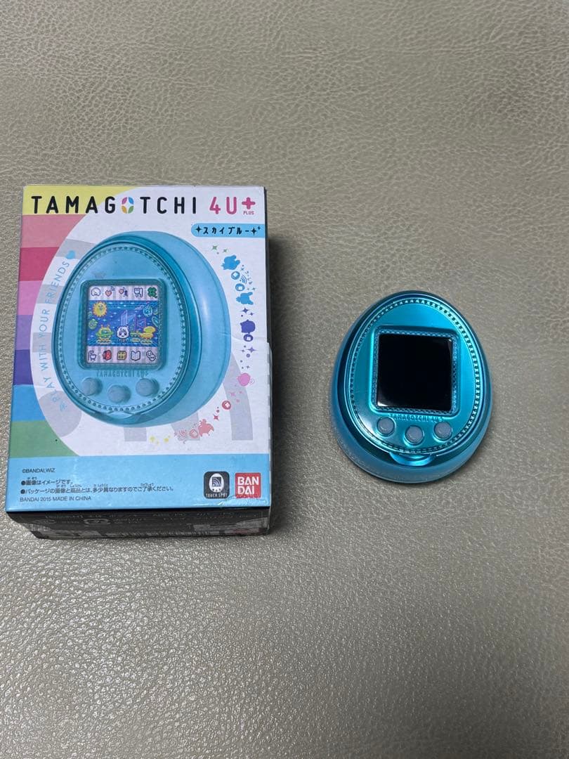 BANDAI Tamagotchi 4U+ 青色 元箱付き BANDAI Tamagotchi 4U Blue Version