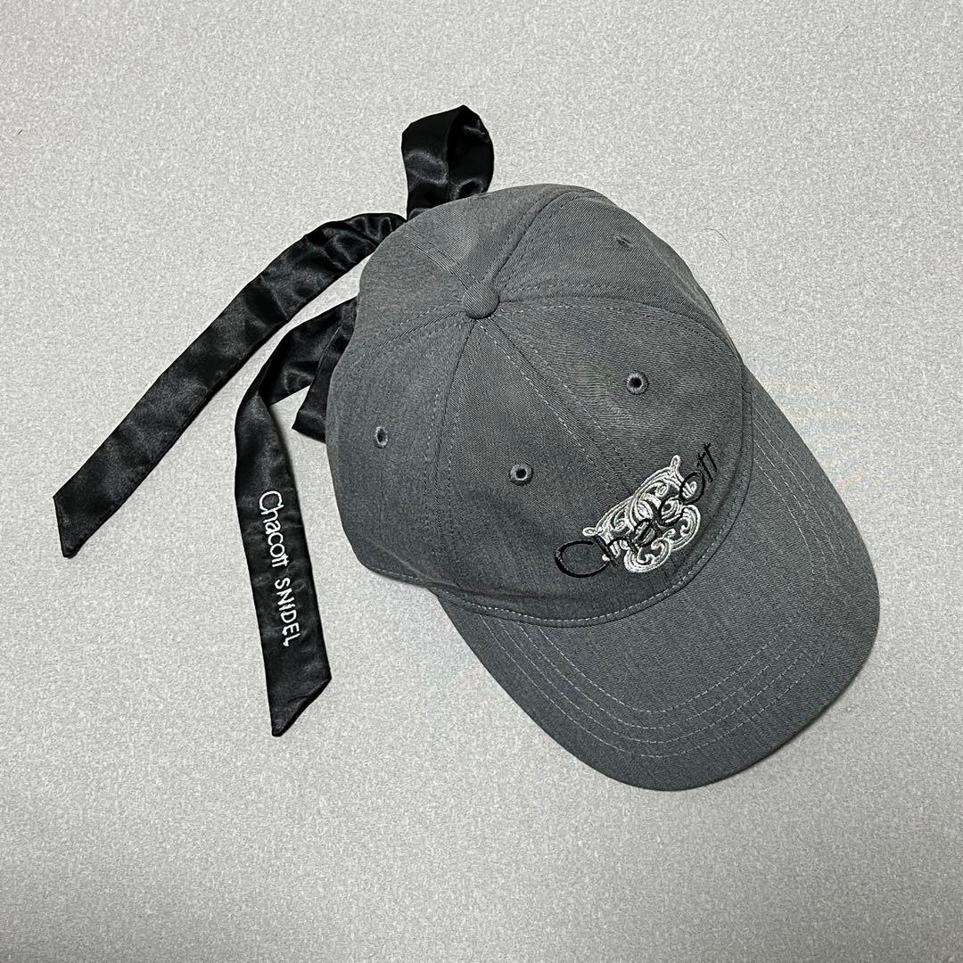 Snidel × Chacott リボン付きグレーキャップ - メルカリ