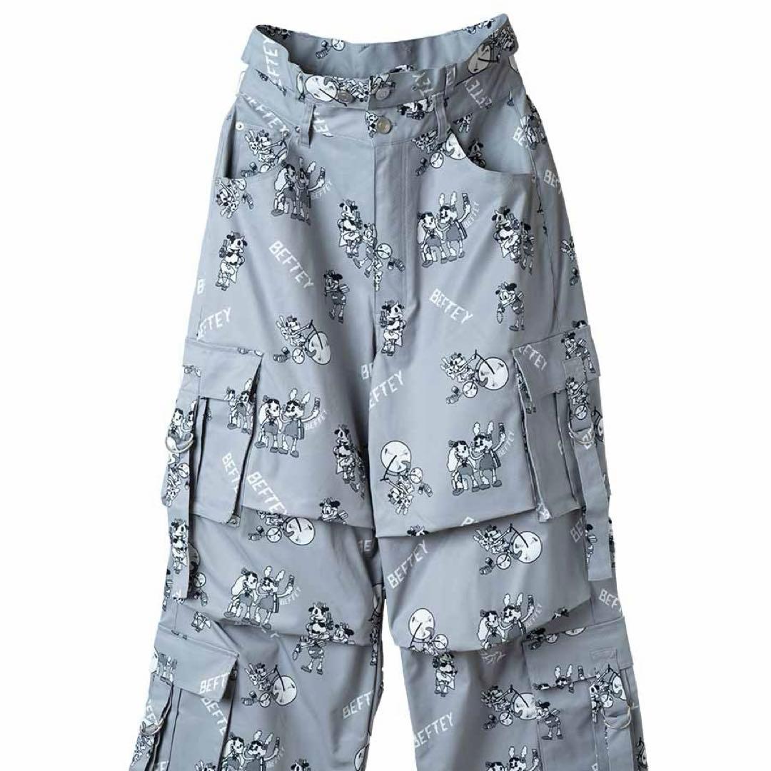 BEFTEY♡ぽけふぉーギャルワーカーパンツ（グレー）まあたそ - メルカリ