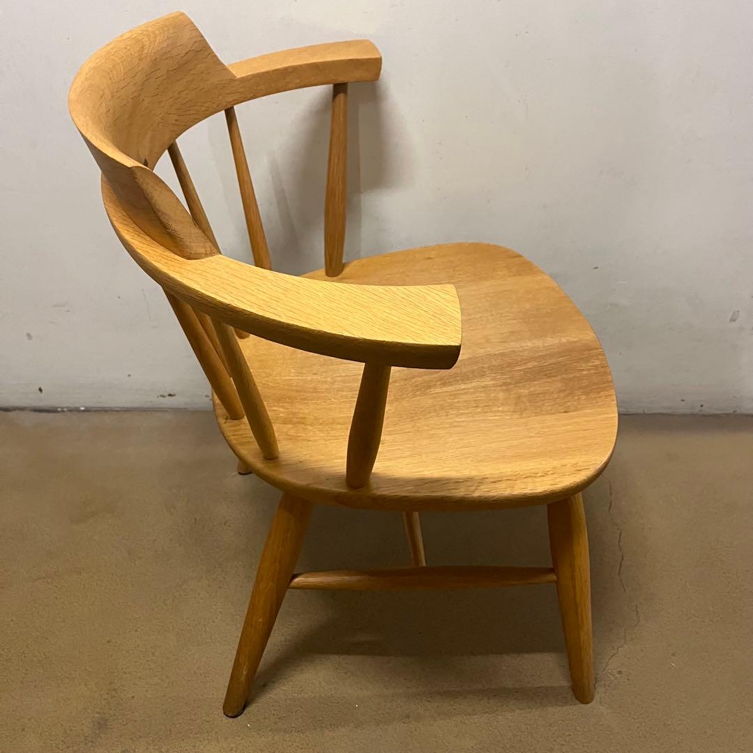 良品】②柏木工 キャプテンチェア（品番：SC3A）ナラ材 ナチュラル