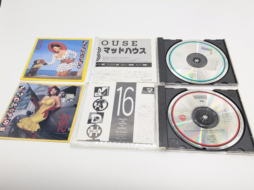 マッドハウス　8 16 MADHOUSE　CD 帯無し MADHOUSE稀少帯付国内盤CD2タイトル入荷！PRINCEのJAZZ FUNKインスト