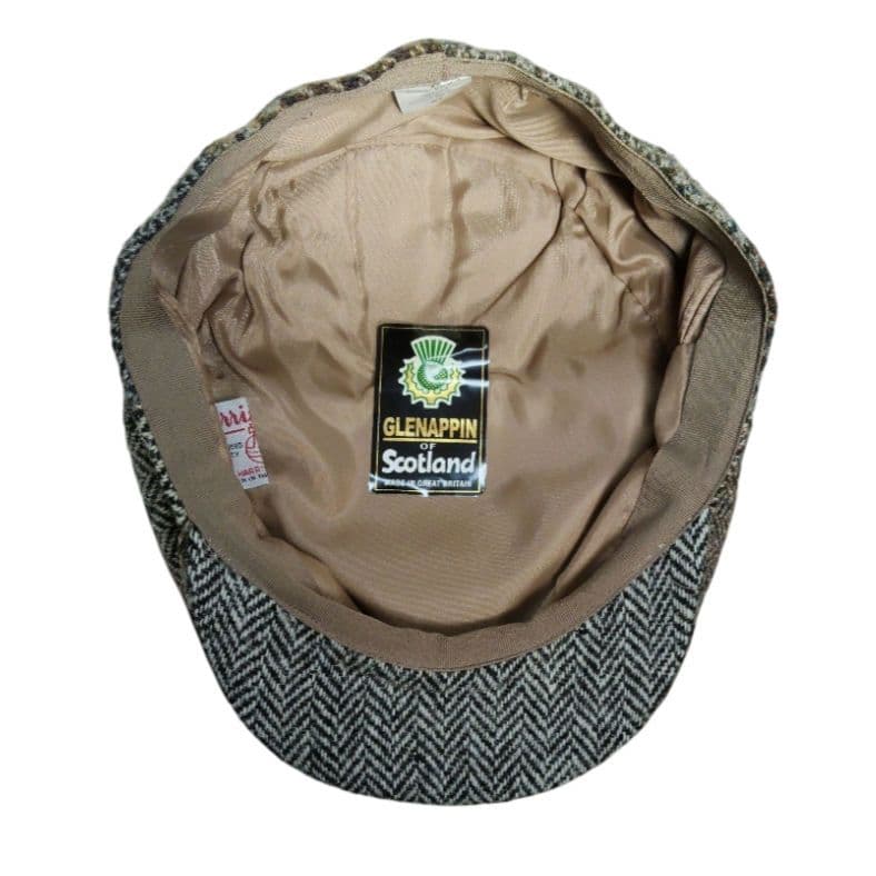 新品 GLENAPPIN ハリスツイードパッチワーク ベイカーボーイ