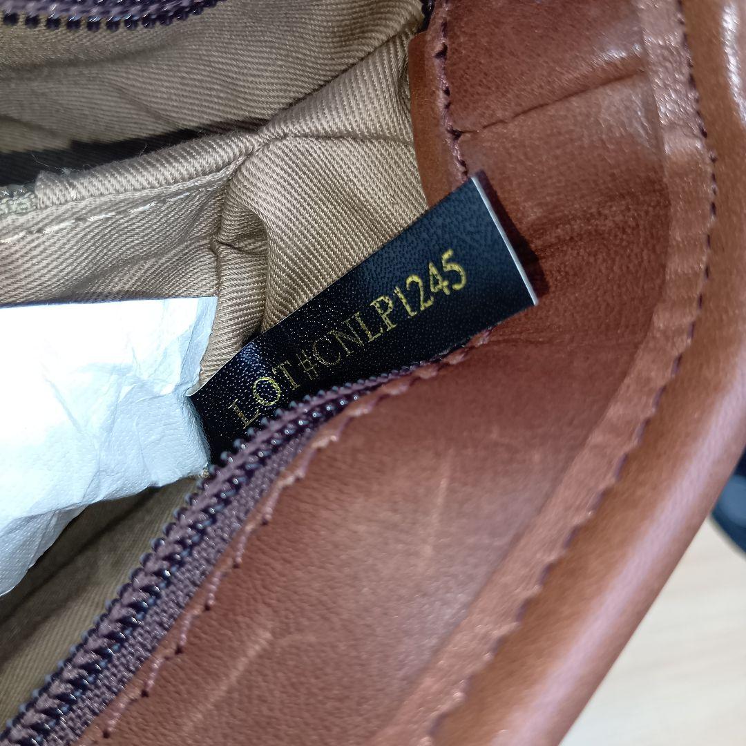 【L.L.Bean】オールレザー トートバッグ 本革 茶 ブラウン