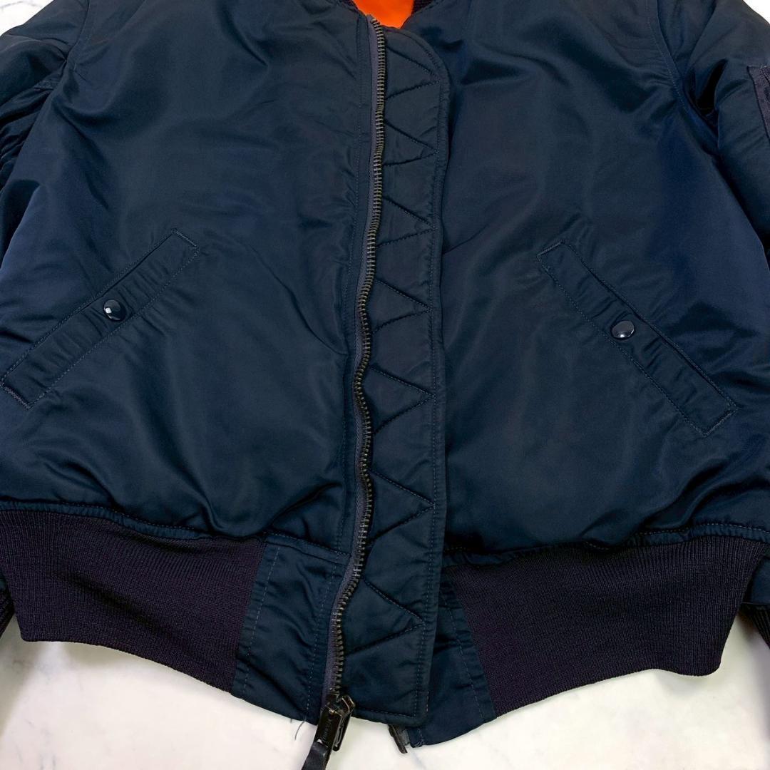 USA製 1968年復刻 アルファ MA-1 68モデル ネイビー M D398 - メルカリ