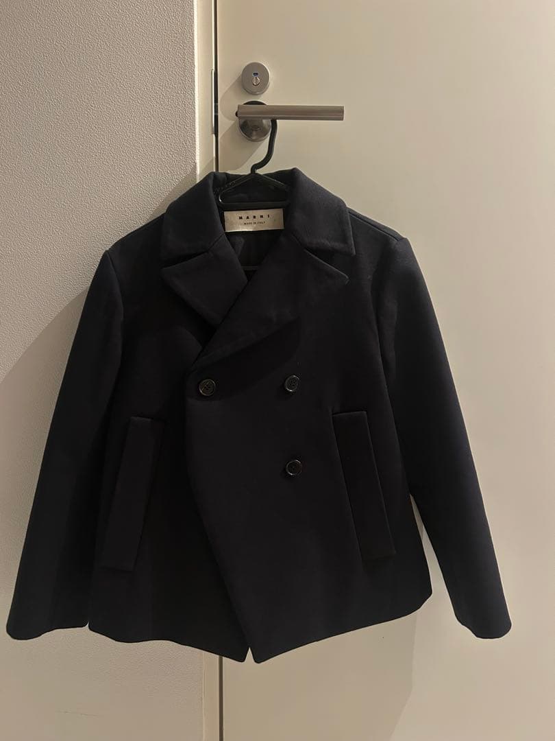 MARNI ネイビー ピーコート 40 MARNI（マルニ）ピーコート 紺 サイズ:36(XS位) レディース