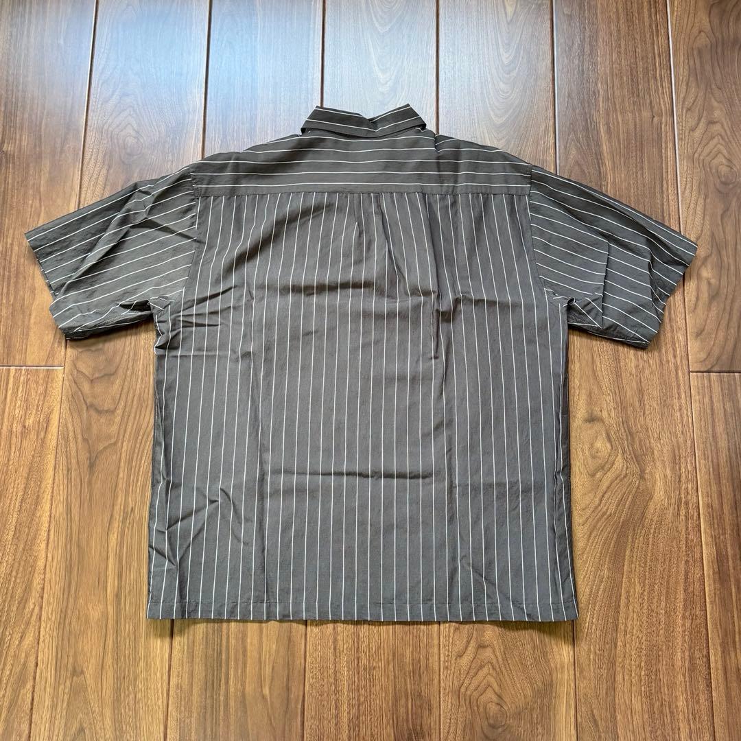⭐️美品⭐️シュプリーム ストライプ ブラック 半袖シャツ ストライプ