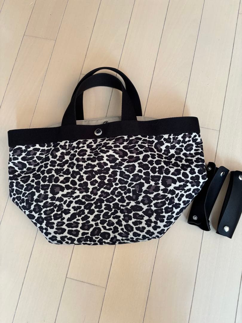 エルベシャプリエ 707F パンサートープ　トート エルベシャプリエ Herve Chapelier 707Fパンサー (舟型トートM