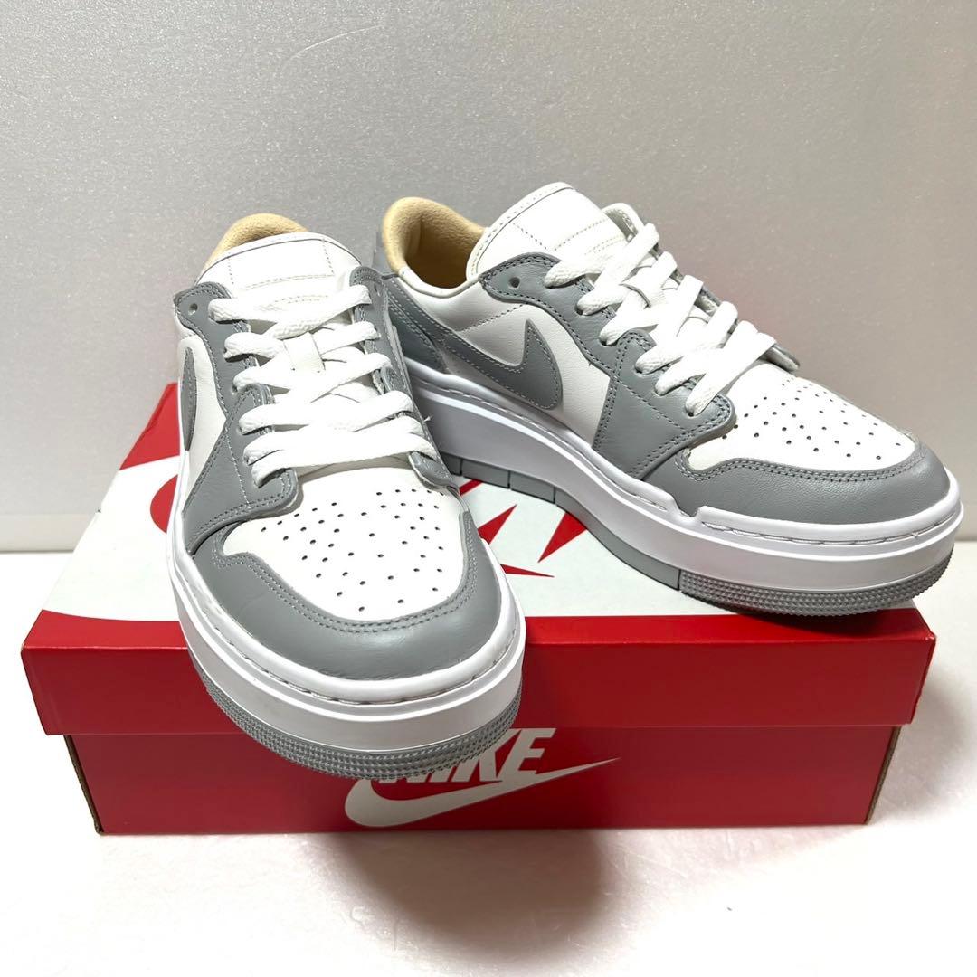 美品 厚底 NIKE AIR JORDAN 1 ELEVATE LOW 26 ☆NIKE☆WMNS AIR JORDAN 1 ELEVATE LOW SE 