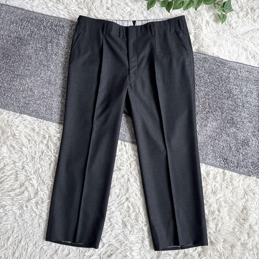 当時物 YSL イヴサンローラン セットアップ スーツ ダブル グレー y2k