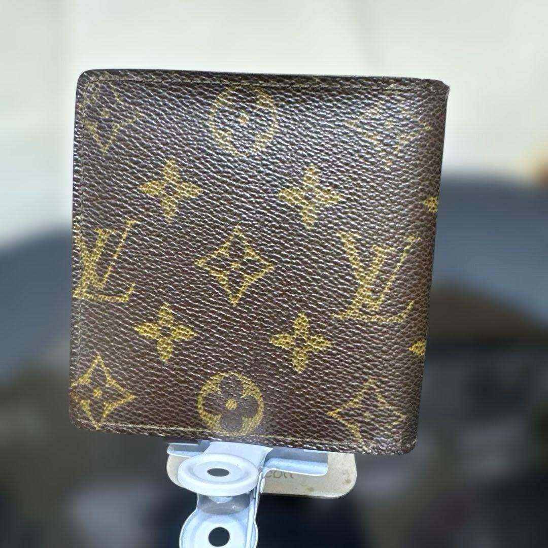 11☆良品☆モノグラム♪マルコ☆2つ折り財布☆コインポケットあり