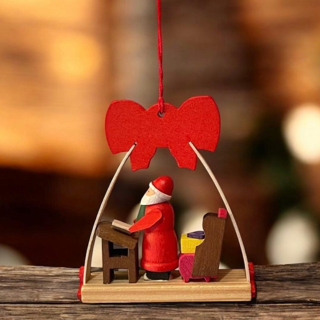 Graupner（グラウプナー社） 木製サンタクロースオーナメント 北欧