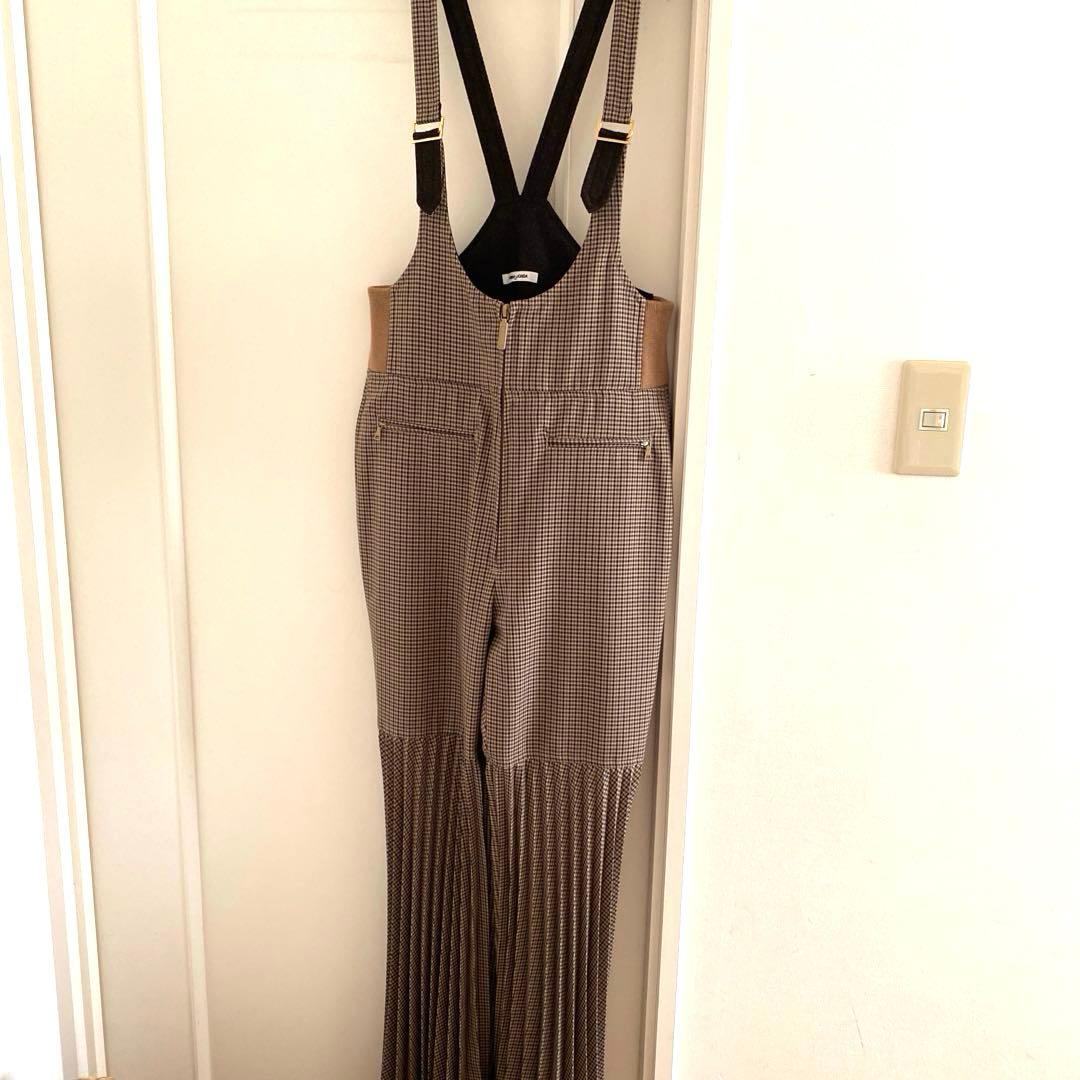 fumika uchidaフミカウチダ ツナギ フレア プリーツ 38 FUMIKA_UCHIDA（フミカウチダ） FUMIKA UCHIDA パンツ FU-K-PT016SP