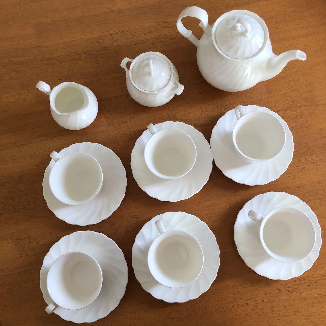 ノリタケ ティーセット 6客 BONE CHINA ボーン チャイナ - メルカリ