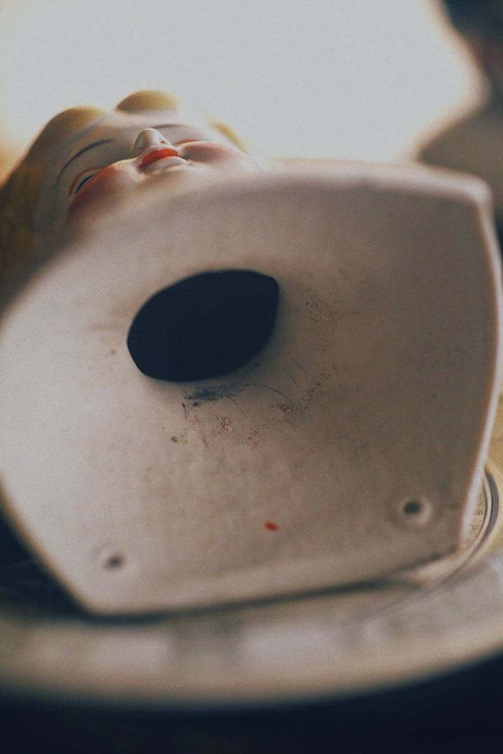 アンティーク チャイナヘッドドール ブロンド ビスクドール ブライス