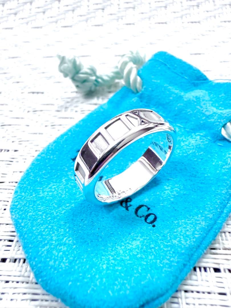 ティファニー アトラス 指輪 リング 18号 研磨仕上げ済み美品 925