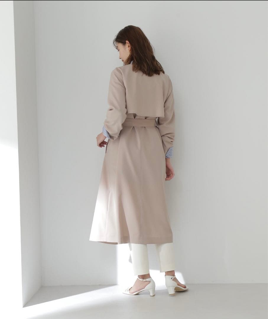 MUVEIL WORK／別注ノーカラートレンチコート | ナノユニバース(NANO