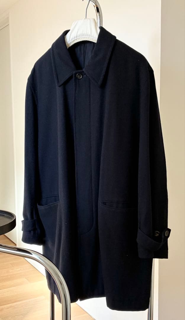 90s】【田中オム】コムデギャルソンオム ウール ステンカラーコート