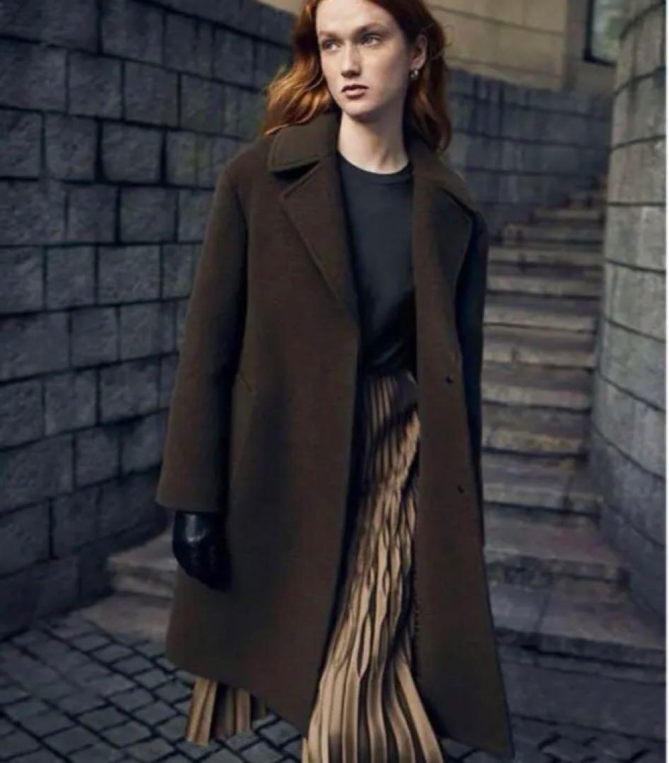 LA5271 Theory project セオリー ロングコート カーキ P Theory - Theory 21aw ダブルブレストロングコートの通販 by yu♡'s