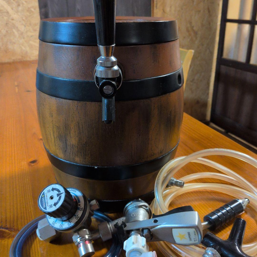 ビールサーバー キンキンに冷たい新鮮ビールを】家、キャンプで大活躍。冷蔵庫に入る