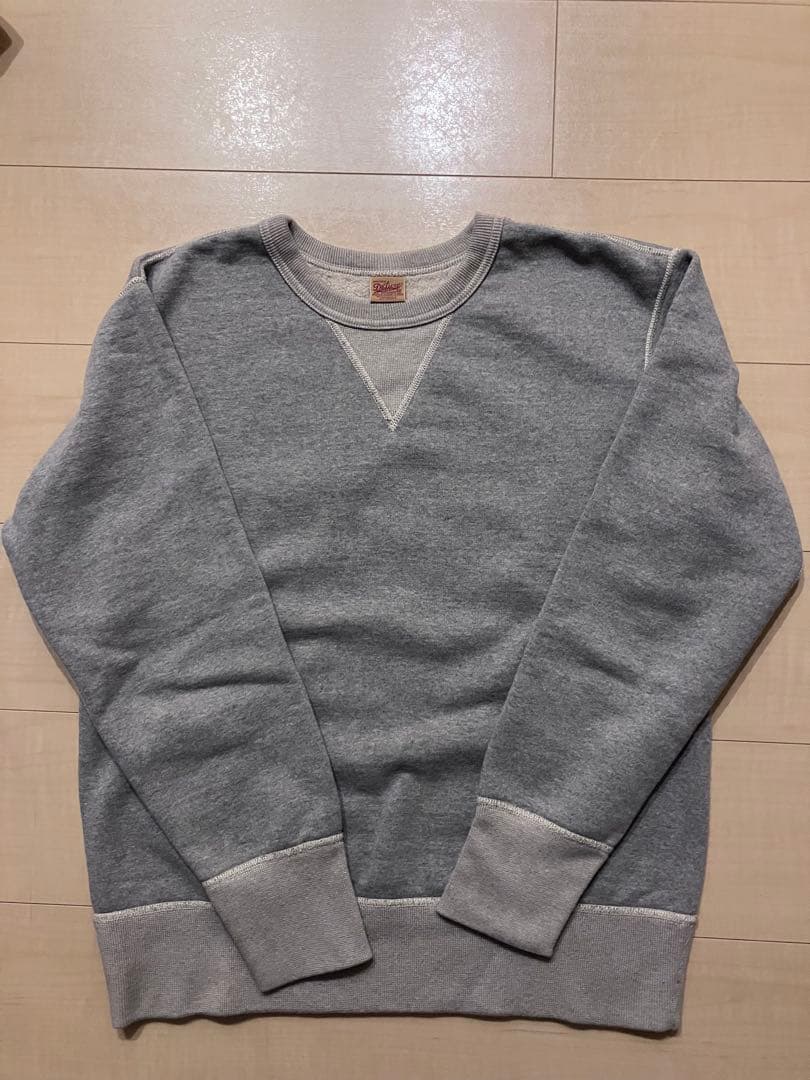 DELUXEWARE スウェット FLAT.SEAM PLAIN グレー S101-00 [FLAT.SEAM PLAIN] | デラックスウエア公式オンラインストア