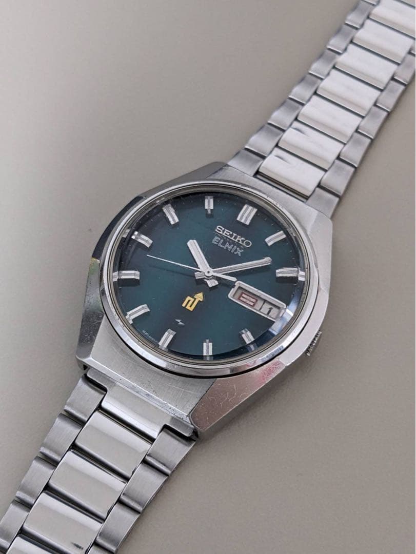 70s SEIKO ELNIX 0703-7100 テンプ式電子 腕時計 - メルカリ