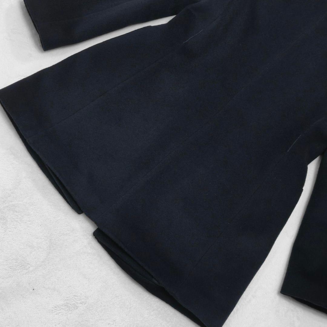 現行 MAX&Co. ラナウェイ ショートランコート ベルト付き ネイビー 38