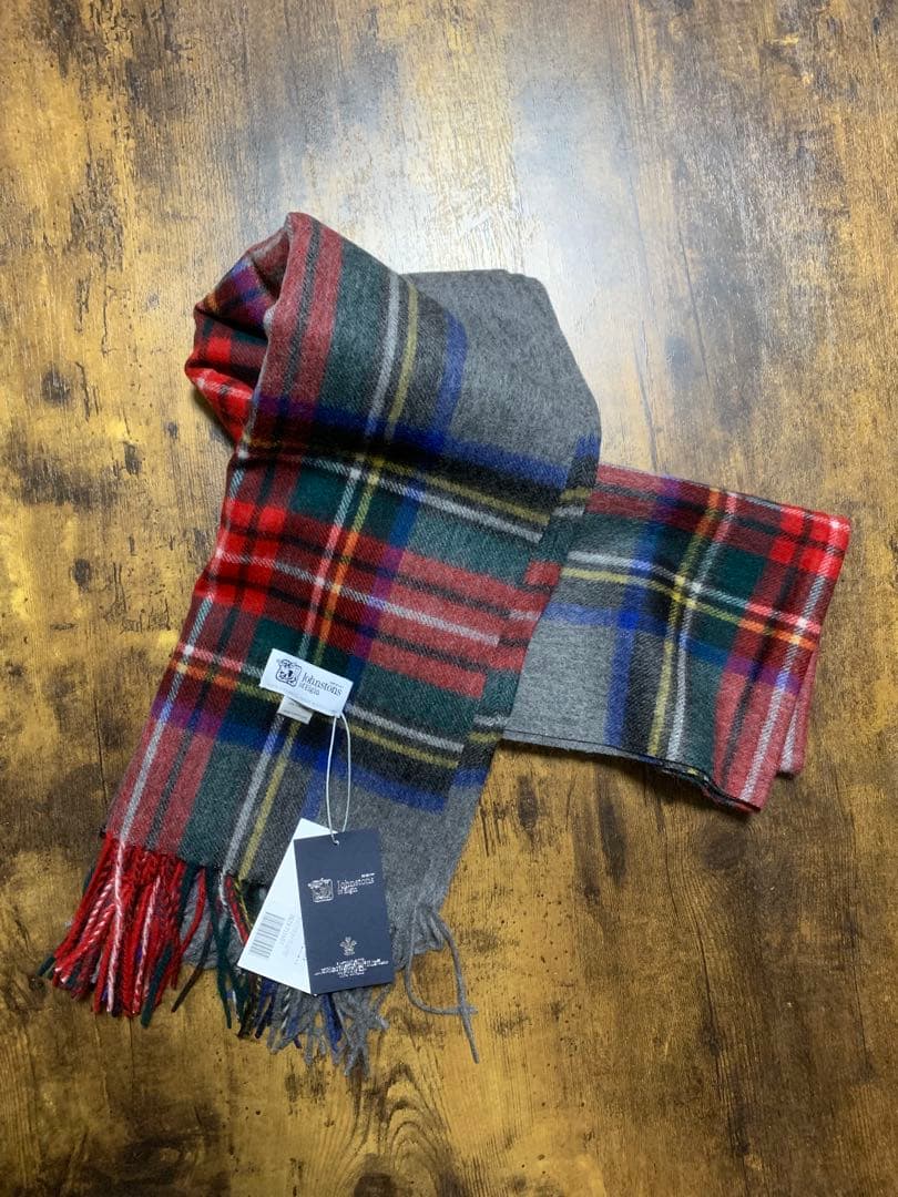 ジョンストンズストール大判 カシミア グレースチュワート1607 - メルカリ