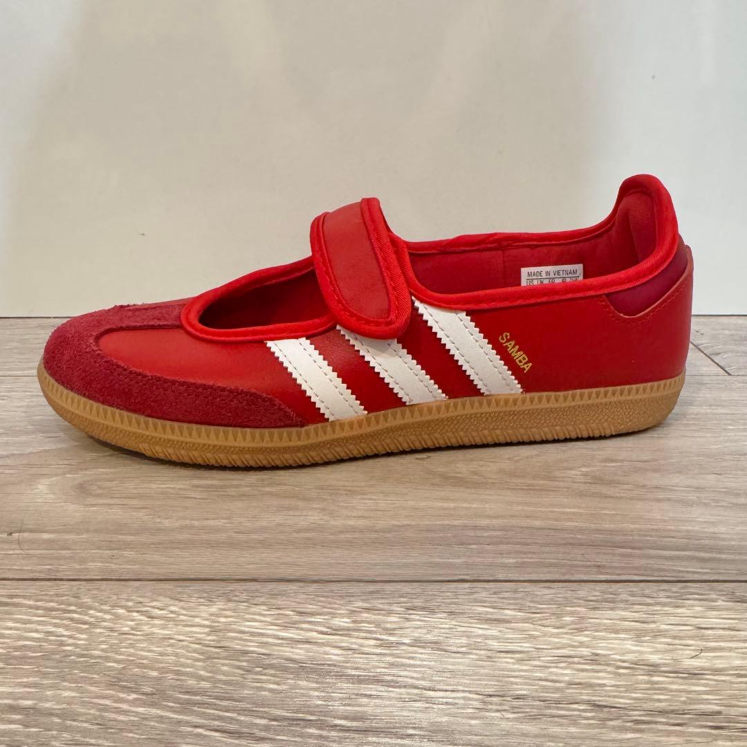 adidas originalsサンバジェーン スニーカー レッド 23.5cm