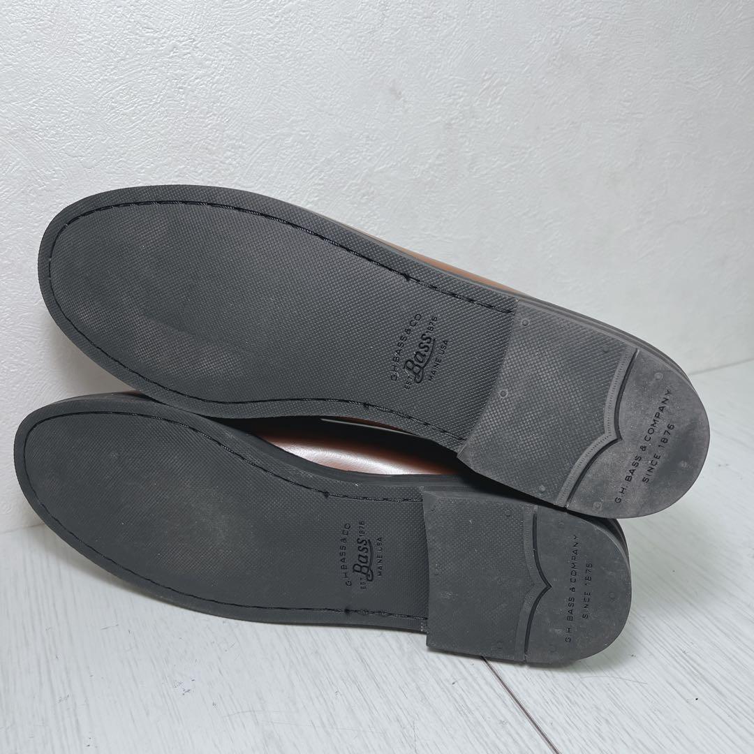 【極美品】G.H.BASS 25.5㎝ ローファー　キャメル