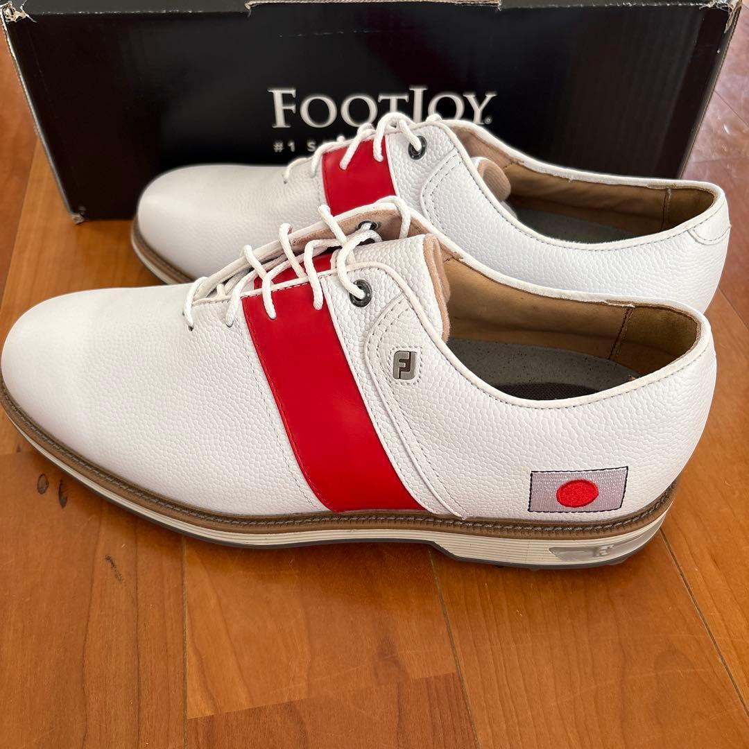 FootJoy MyJoys ホワイト/レッド ゴルフシューズ Custom Golf Shoes | Design Your Own Pair of MyJoys | FootJoy