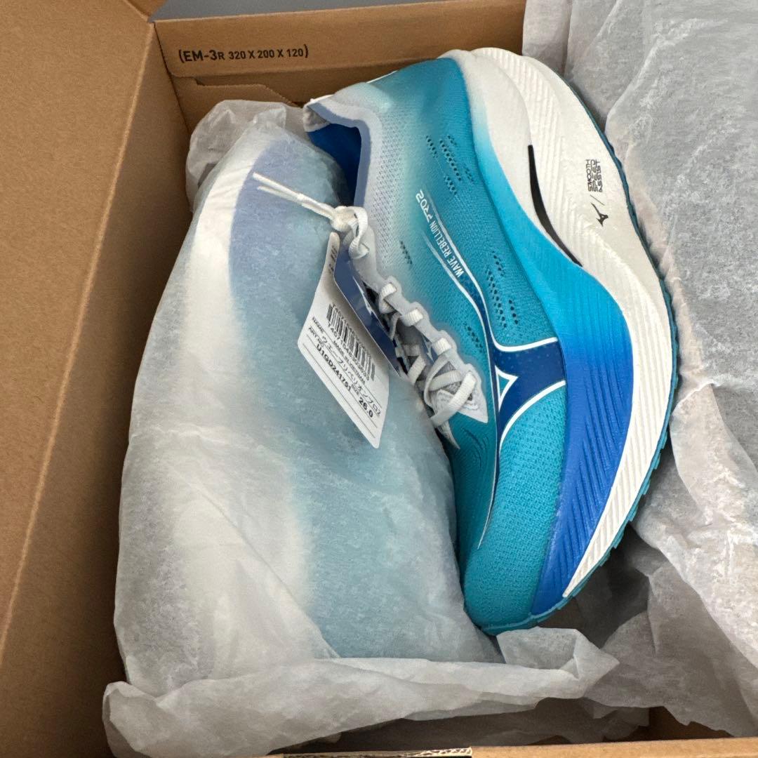 未使用【26.0cm】ミズノ ウェーブ リベリオン プロ2 （ブルー）