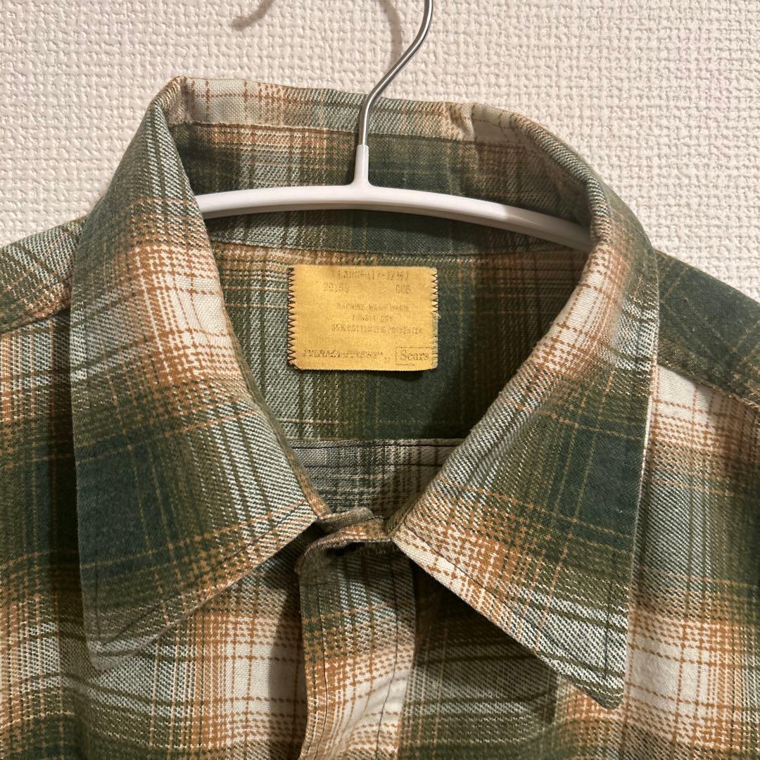 70s Sears カートコバーン着用 同柄 ネルシャツ 色モデル違い - メルカリ
