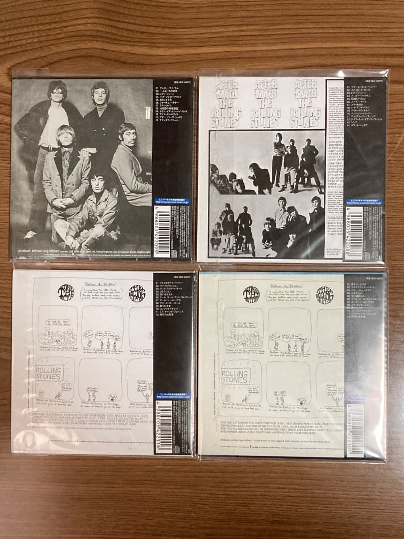 レア！DU特典BOXミニチュア帯付きローリング・ストーンズ紙ジャケCD8枚
