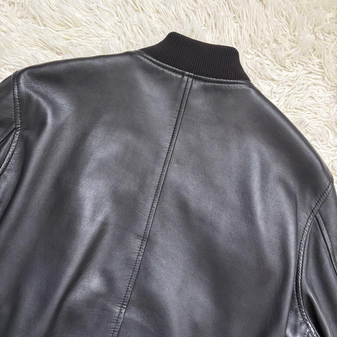 希少 XL 大きいサイズ ポールスミスジーンズ キルティングレザー