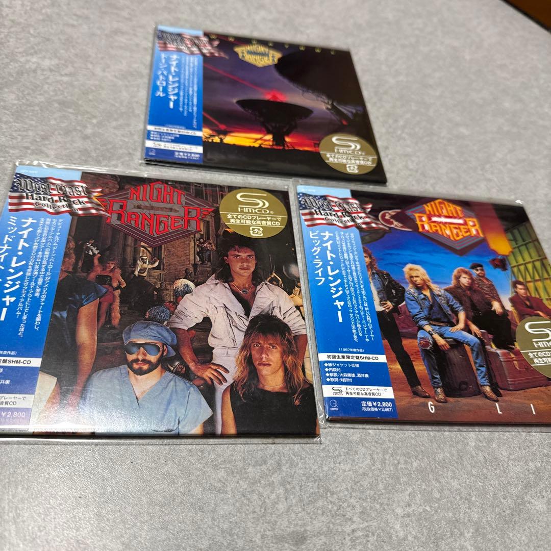 ナイトレンジャー 紙ジャケ SHM-CD 2009年再販版 3枚セット 中古 NIGHT RANGER ナイト・レンジャー / Midnight Madness ミッドナイト
