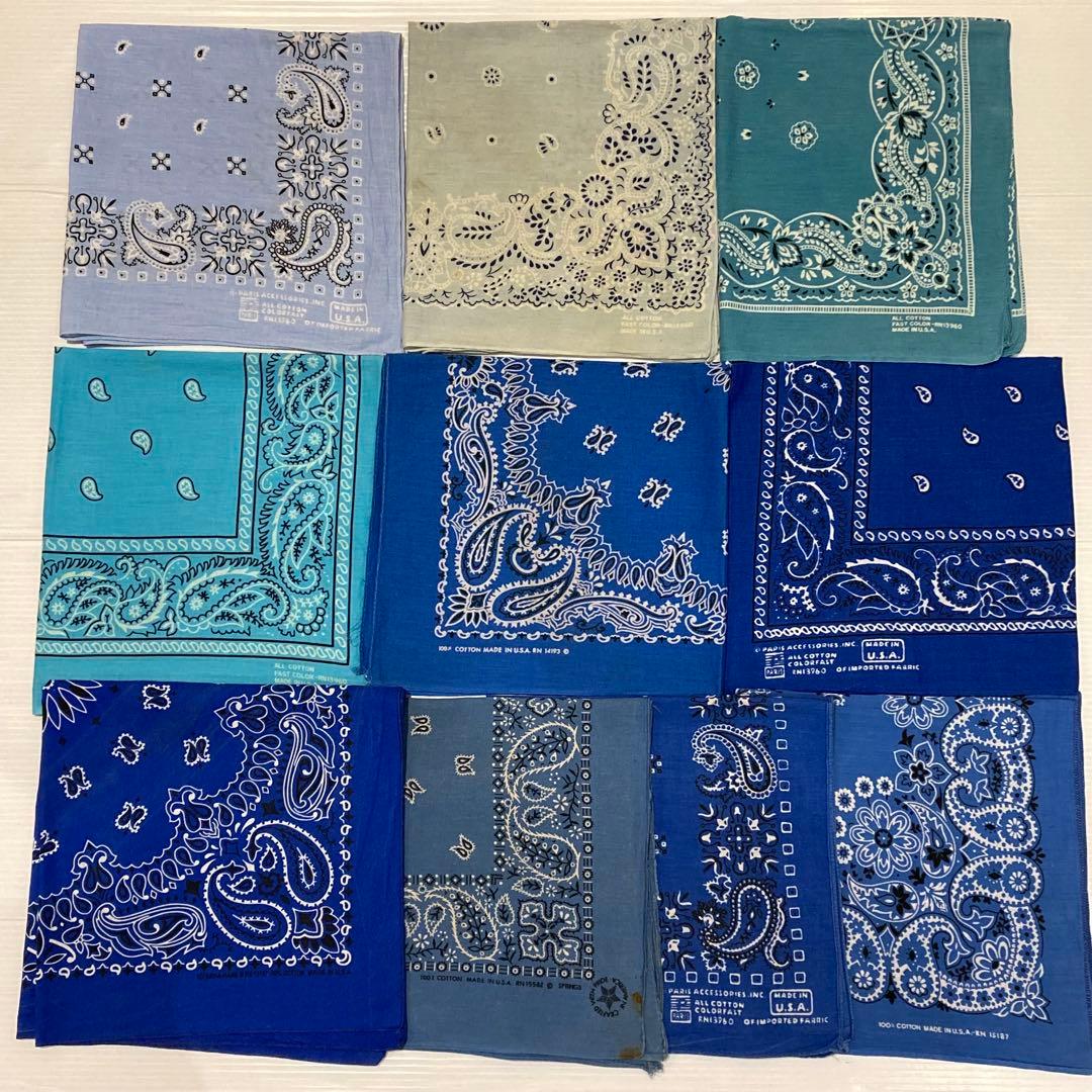 に*り様 70s 80s まとめ売り vintage バンダナ USA製 10枚 70s 80s まとめ売り vintage バンダナ ビンテージ USA - メルカリ