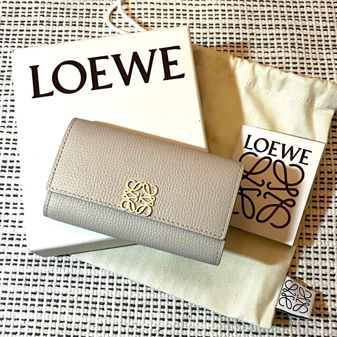 ロエベ アナグラム キーケース（ペブルグレインカーフ） LOEWE】ロエベ アナグラム キーケース ペブルグレインカーフ (LOEWE