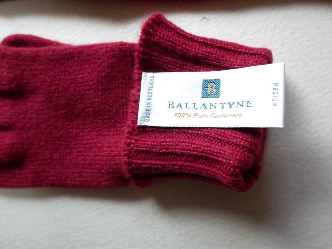 BALLANTYNE バランタイン カシミヤ 手袋 4色セット サイズM