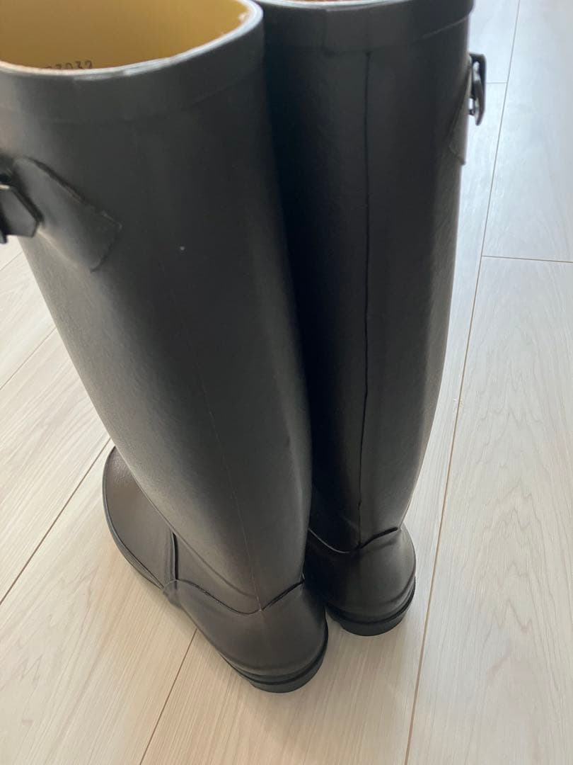 新品未使用 AIGLE レインブーツ ブラウン 35(22.5cm)フランス製