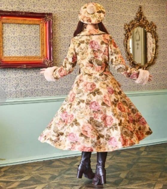 しまむら くる実 ノエル・ド・メモワール ゴブラン ファー コート S