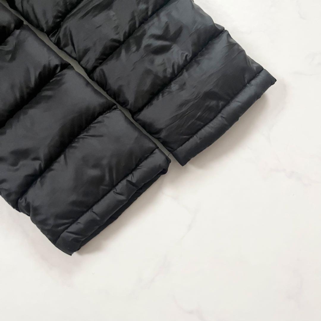 大きいサイズ マックスマーラ ロングダウンコート ベルト 黒 ダブル