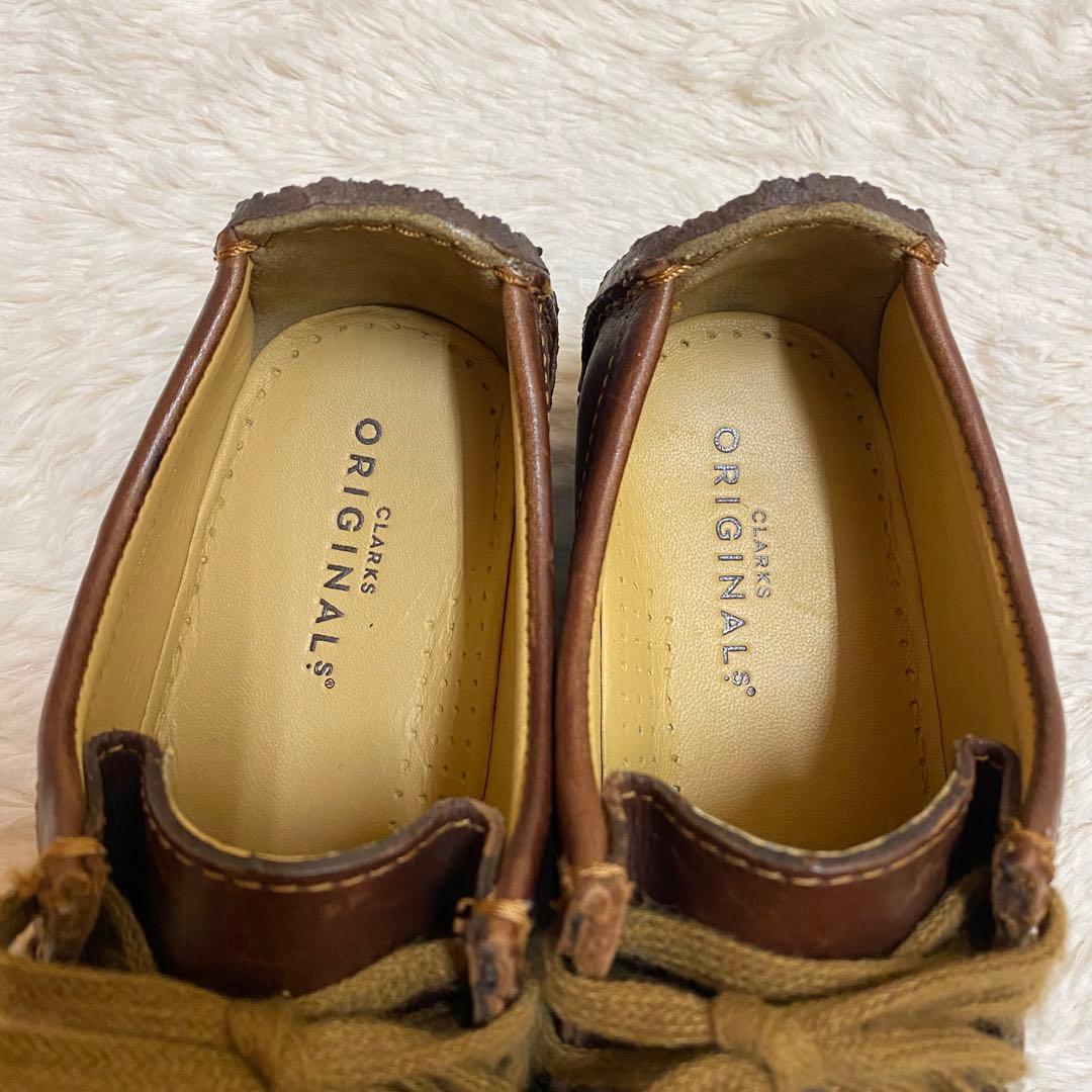 未使用級 クラークス ナタリー ダークブラウン クレープソール レザー