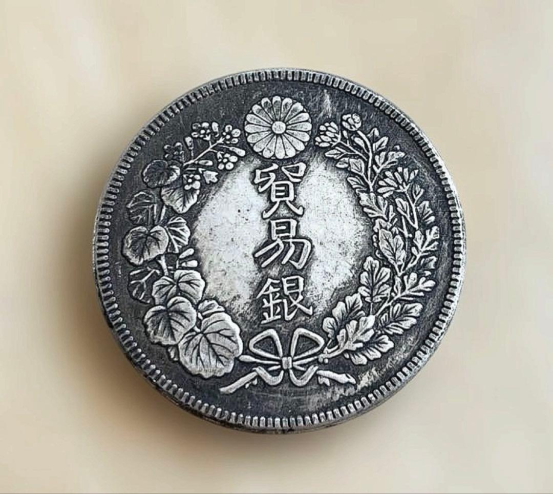 明治時代 龍図 一圓 古銭 大型 コイン 38.2mm 現状品 j6 - メルカリ