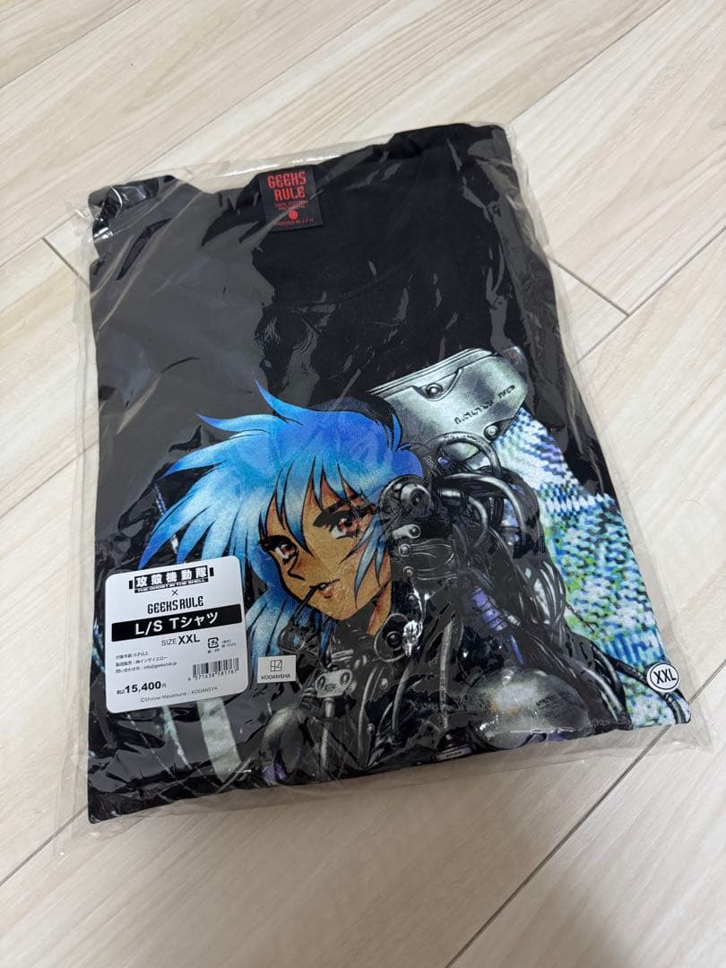 GEEKS RULE 攻殻機動隊 ロングスリーブTシャツ XXL士郎正宗の世界展 士郎正宗の世界展 攻殻機動隊 geeks rule Tシャツ 【Lサイズ】 - メルカリ